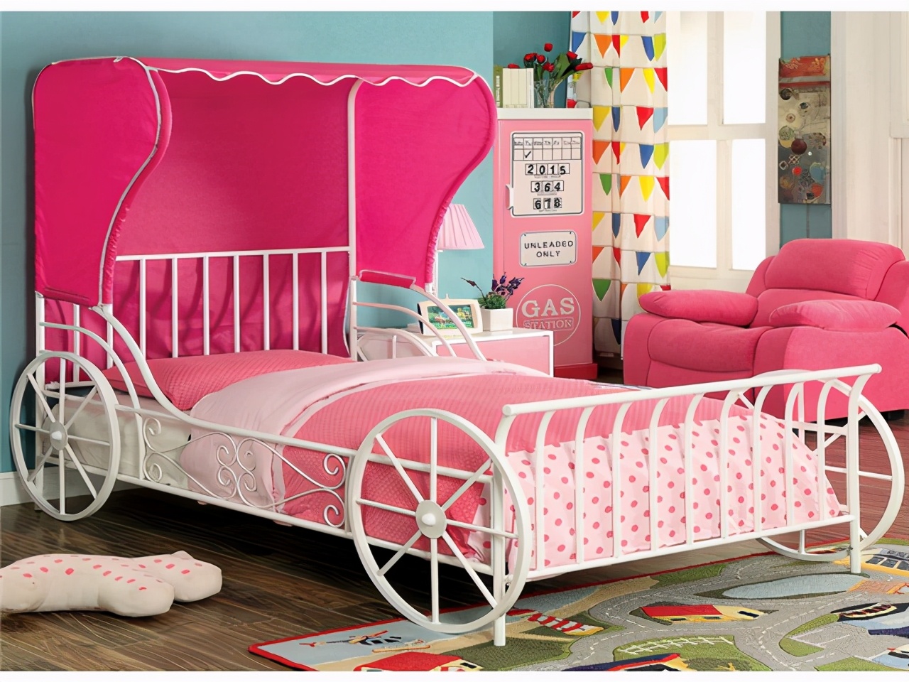 空间小儿童房,小户型儿童房间适合什么样的床