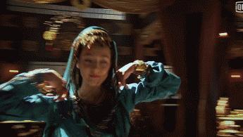 热巴古装舞蹈刘诗诗,热巴刘诗诗红毯展民族风韵