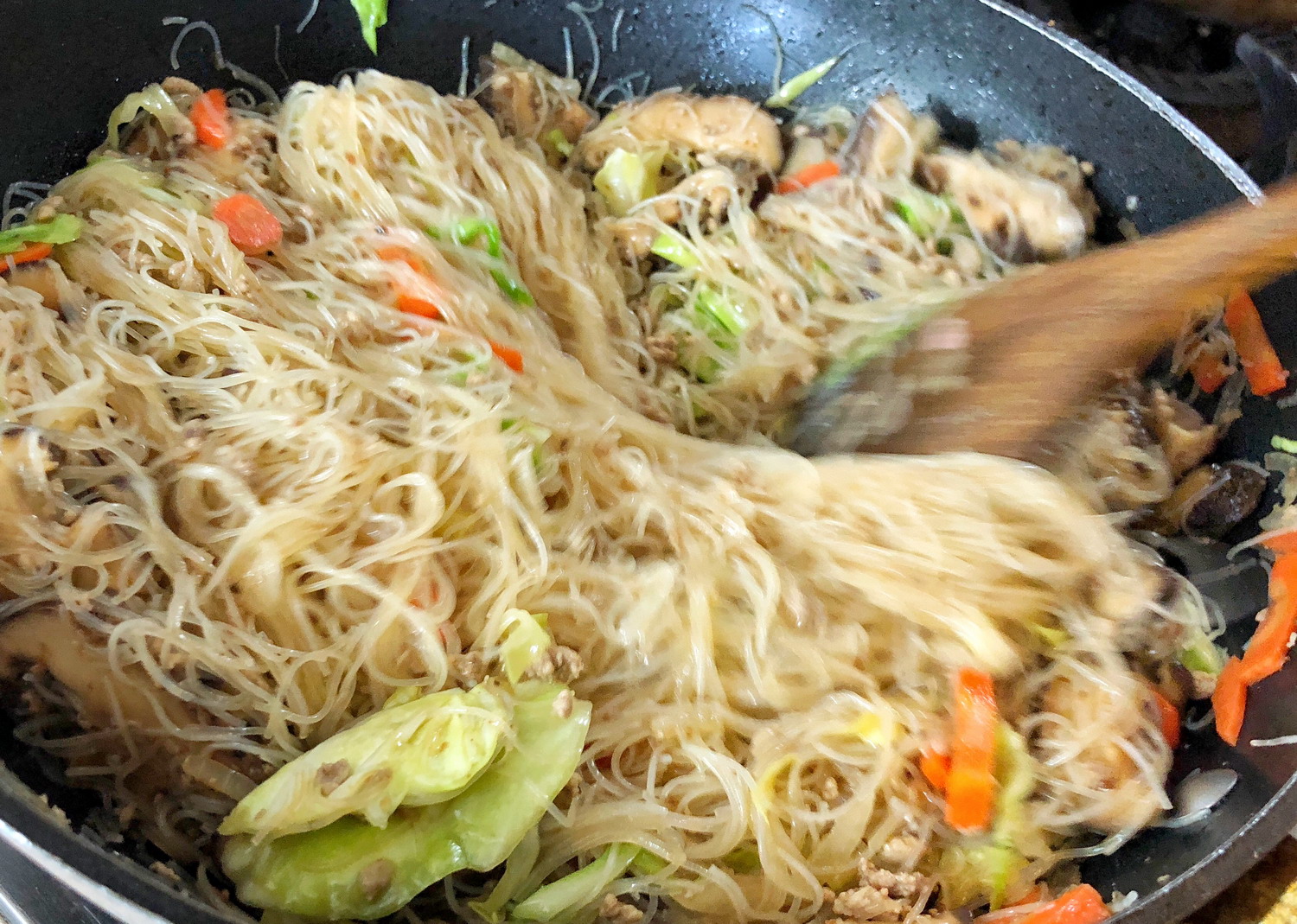 台湾炒米粉,台湾街头美食炒米粉