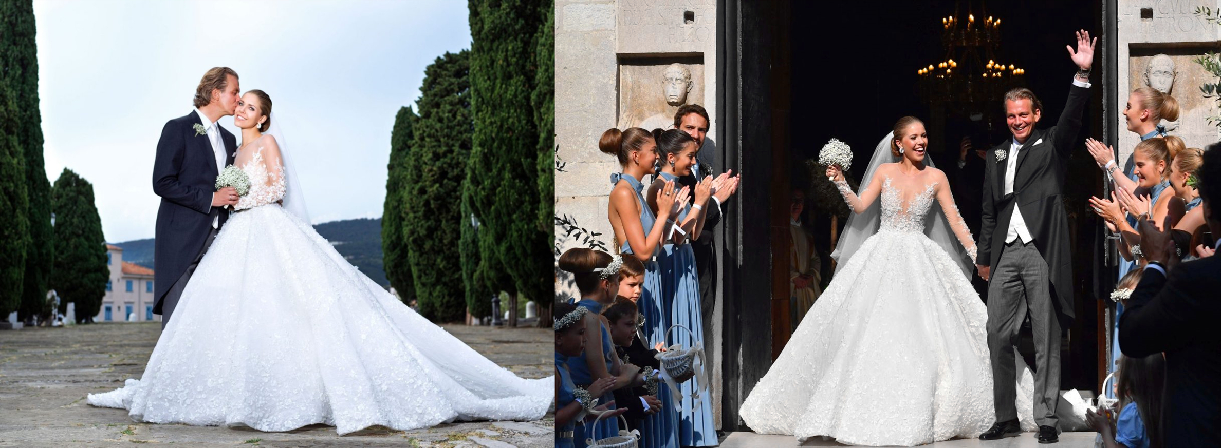 顶级奢华婚纱法式,明星天价礼服