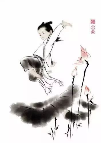 中国儿童国画杰作,国画小儿童