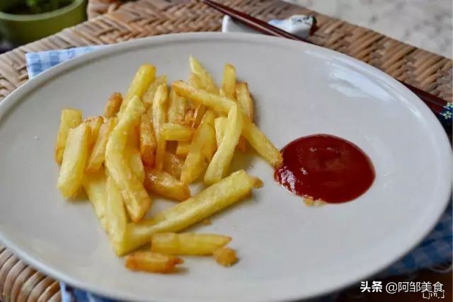 自制外酥内嫩薯条,偏软的薯条家庭自制做法