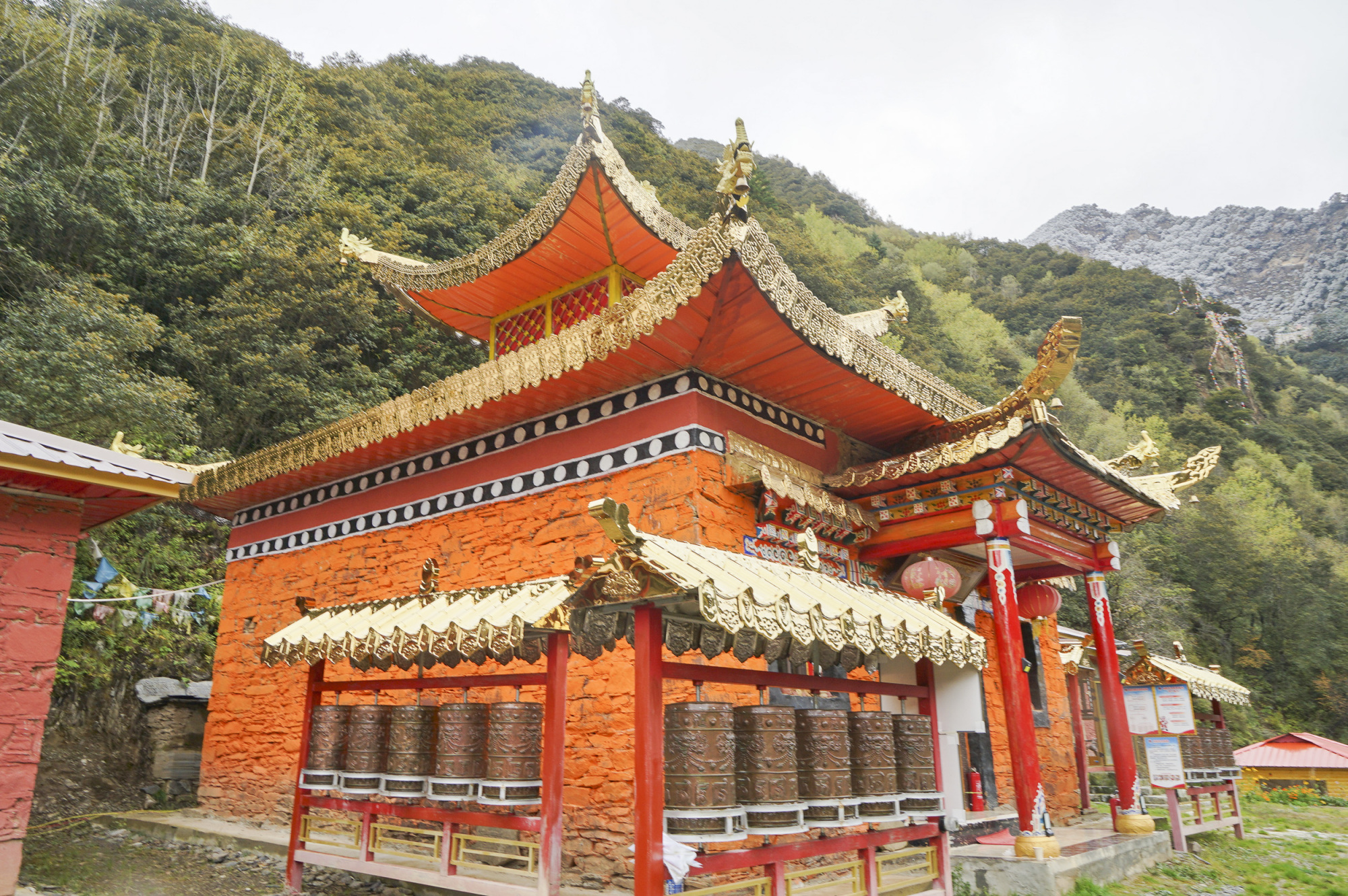 马尔康大藏寺旅游视频,四川马尔康景区