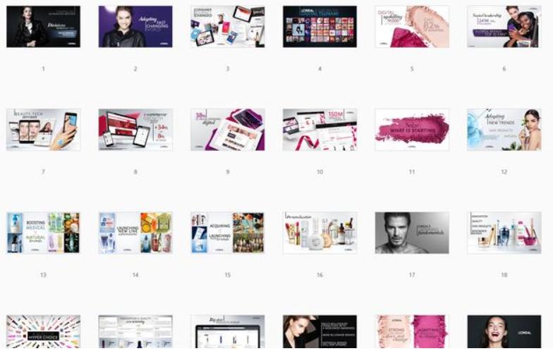 欧莱雅化妆品ppt,德国女士化妆品