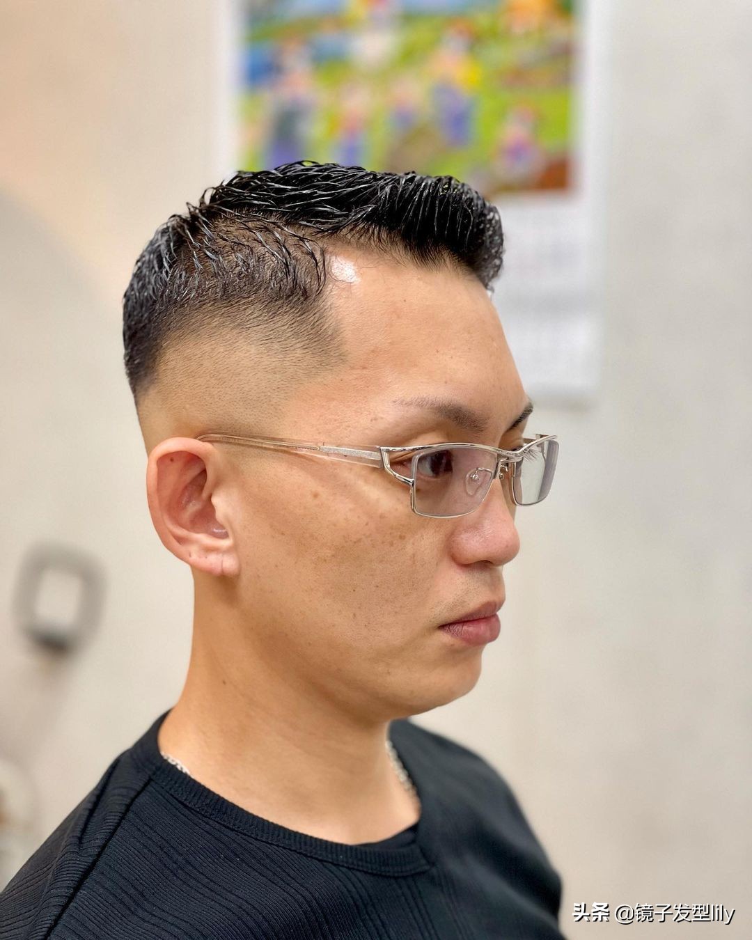 帅气两边铲发型图片短发,两侧头发铲短这样的发型你会剪吗