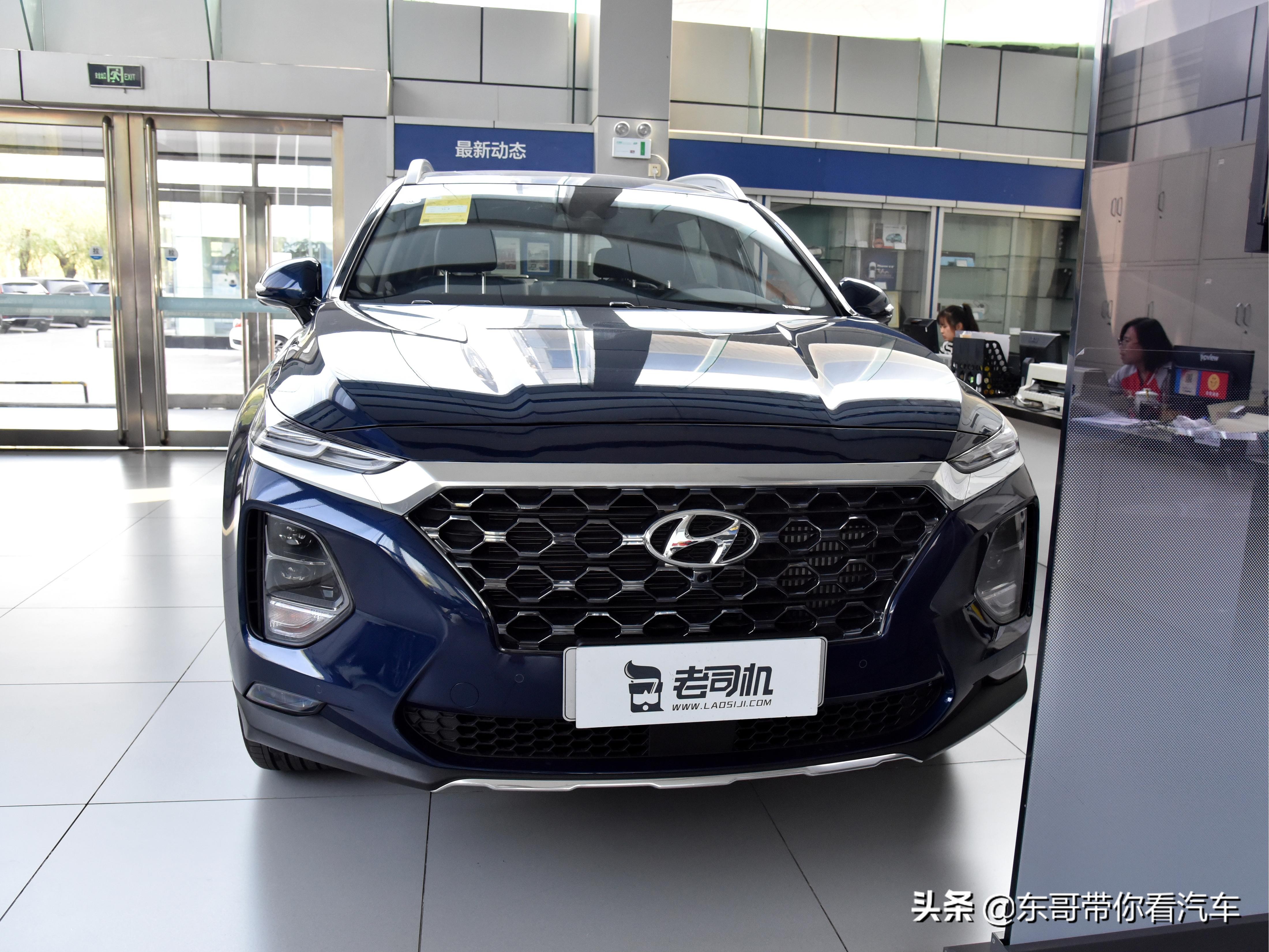 值得买的韩系suv全新胜达,新款现代胜达实车很有霸气感