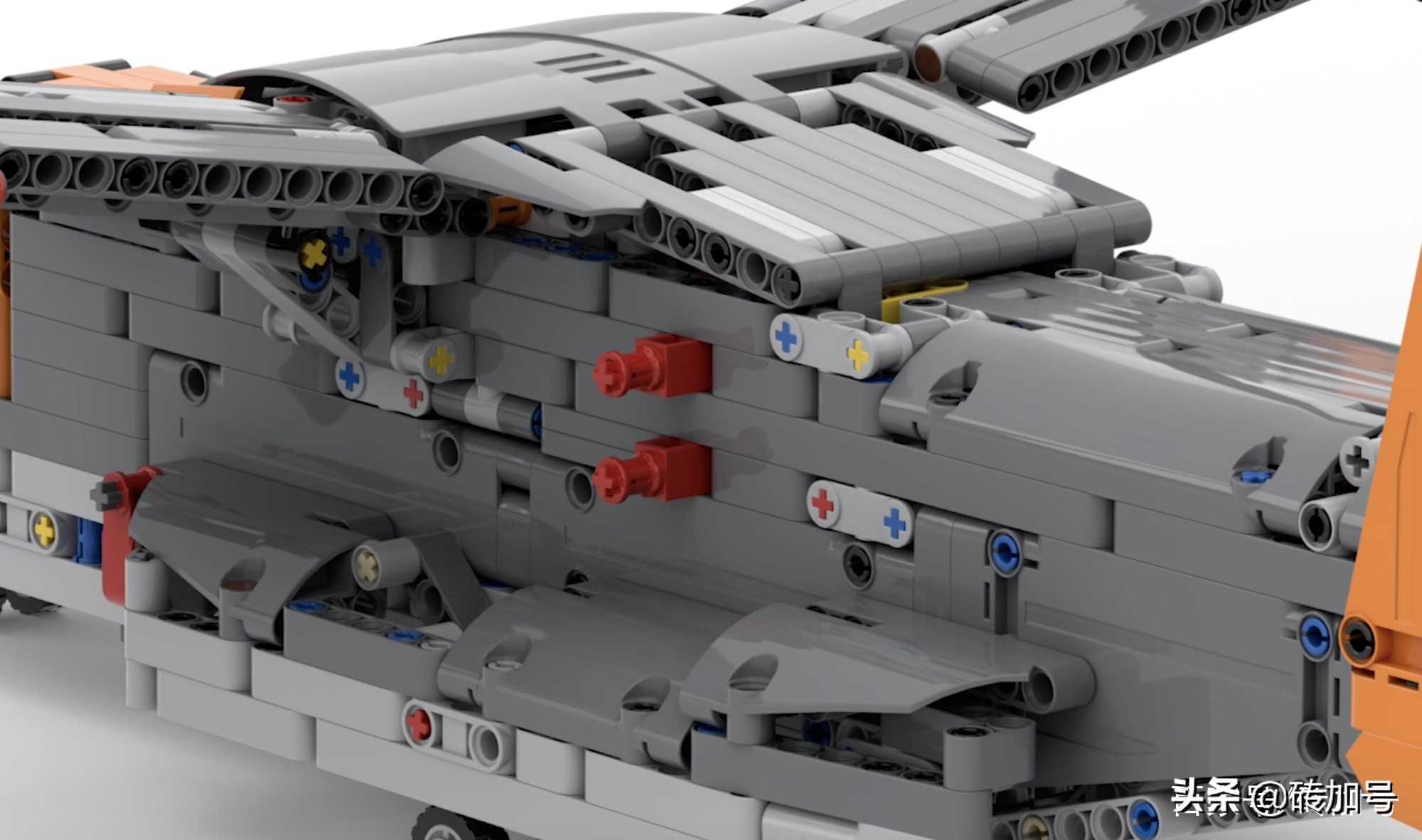 乐高双鹰61054测评,乐高42113鱼鹰运输机