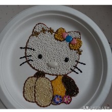 做五谷手工画需要什么豆子,儿童手工制作五谷杂粮贴画