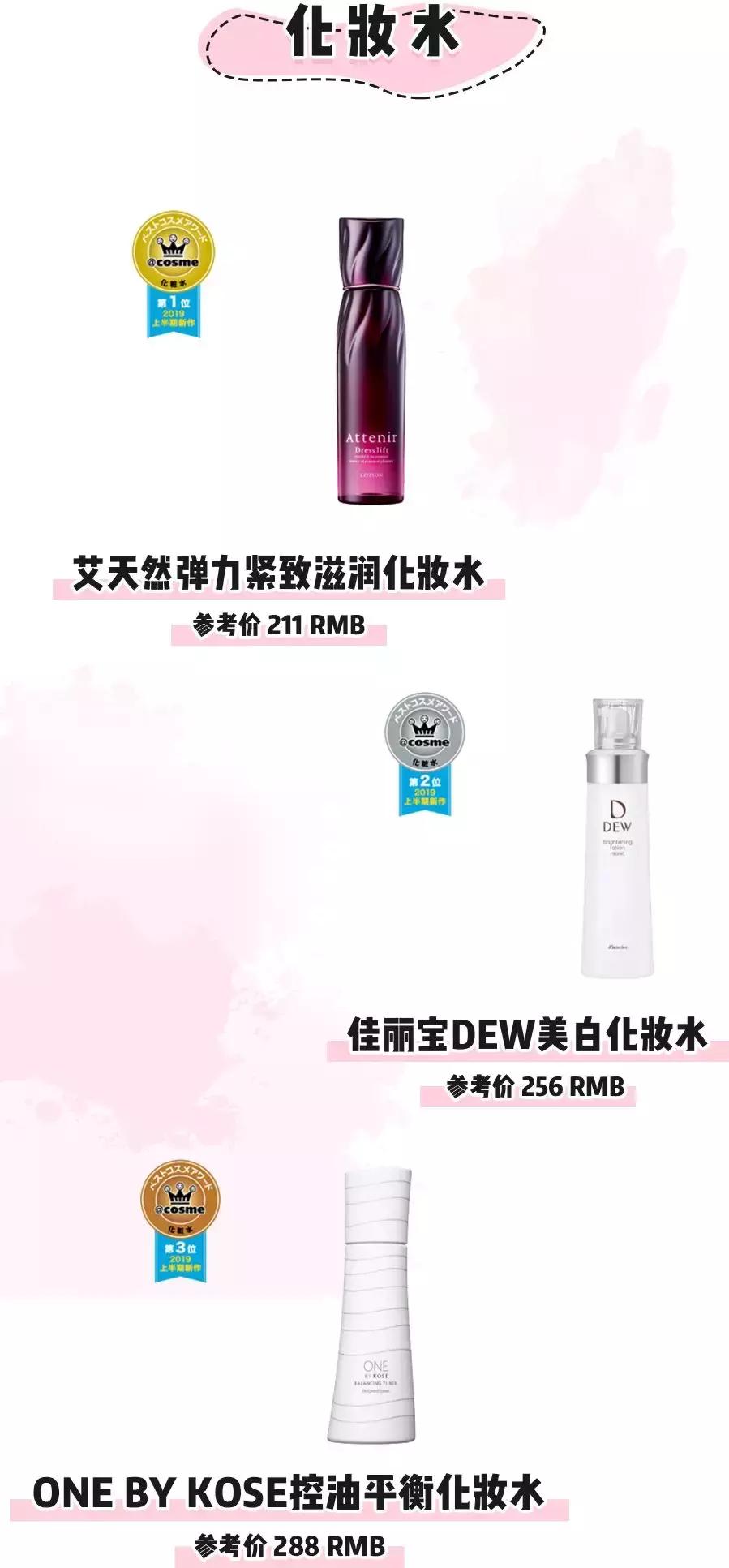 2019cosme大赏榜单出炉你有用过吗,cosme2019年度大赏