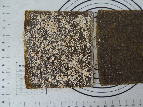 海苔好吃价格贵，教您1招，1块紫菜能做5包，质地脆嫩好解馋