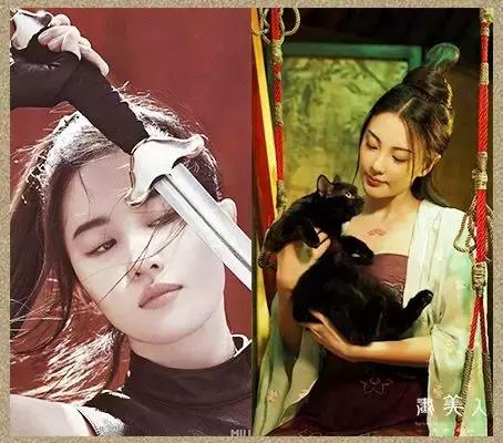 赵丽颖迪丽热巴同款古装造型,范冰冰杨幂迪丽热巴