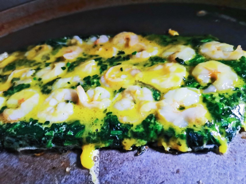 青岛大虾跟菠菜美食总决赛获奖菜品，老人孩子见了抢着吃