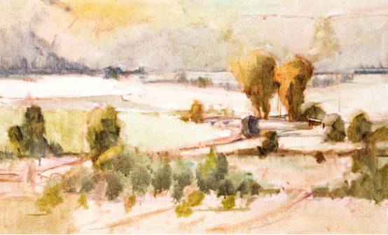 二年级画风景画教程,画风景画教程