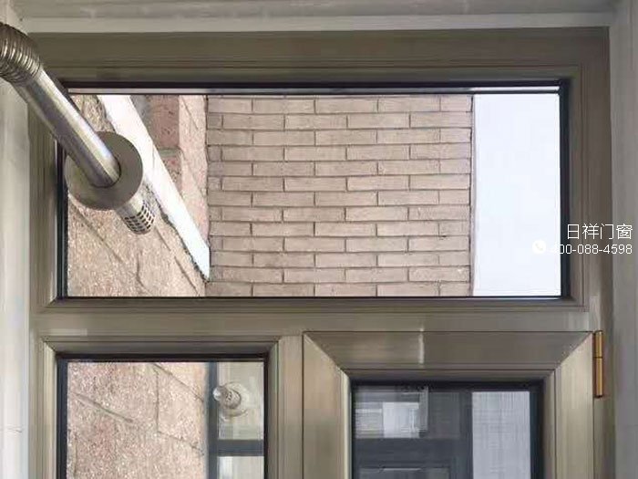 天通东苑门窗安装忠旺70系列香槟色