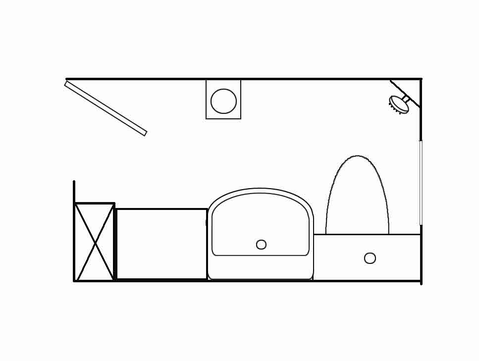 厕所装修淋浴间和便盆如何布局,卫生间洗脸盆和马桶布局