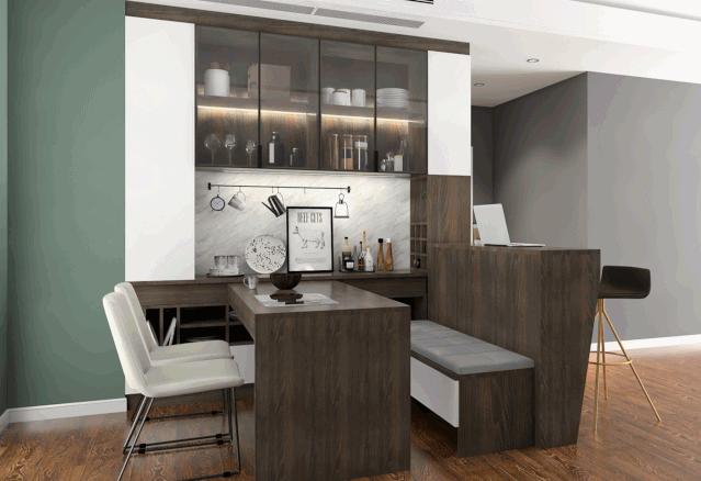 餐厅有个餐边柜好处竟然这么多,大餐边柜的好处