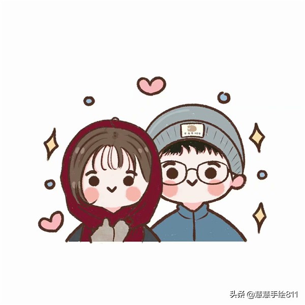 卡通头像女生简单可爱图文,卡通手绘可爱头像女生