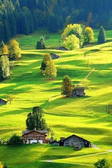 瑞士风光一览,欧洲瑞士的风景