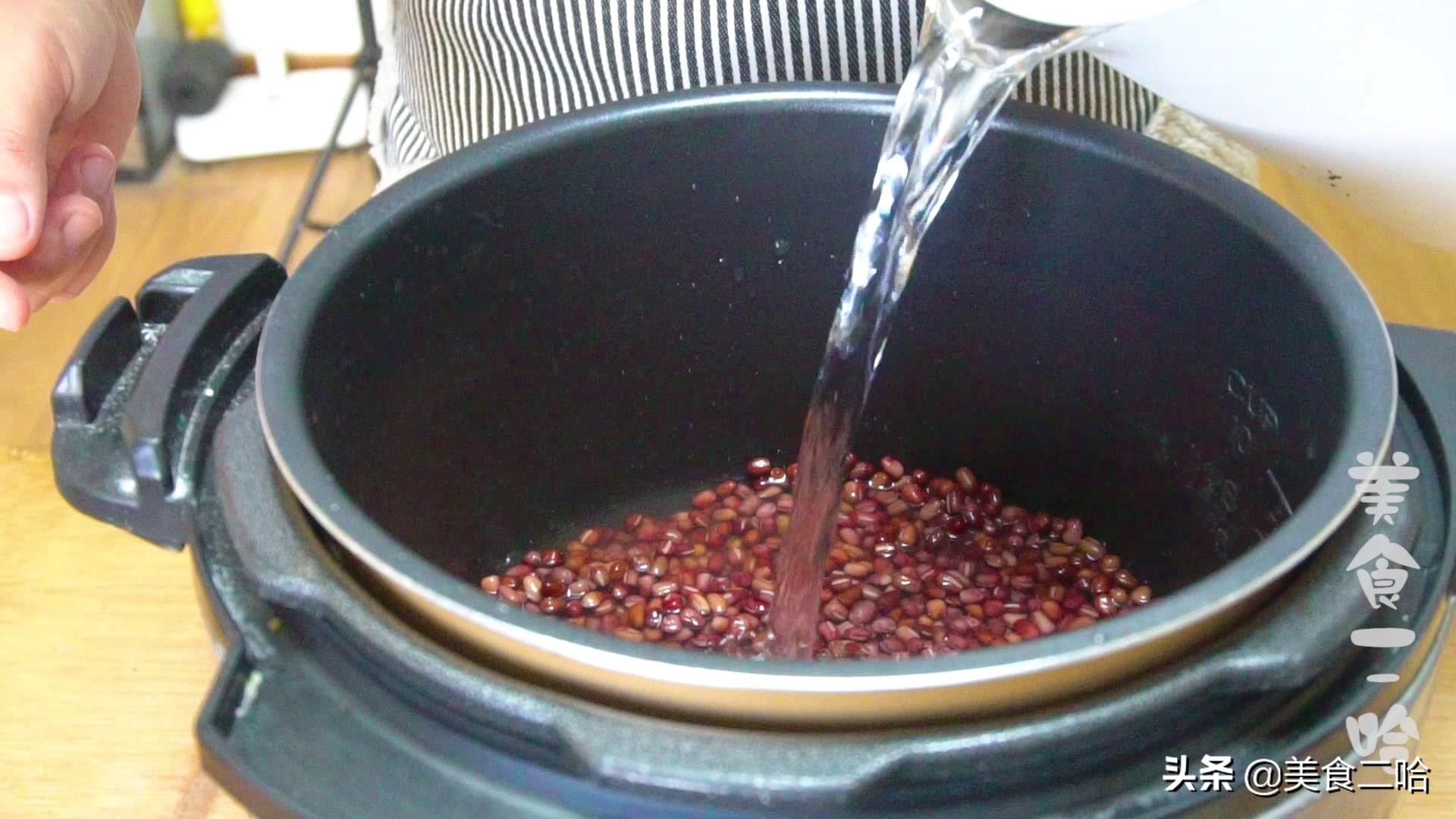 自制豆沙馅的做法没有破壁机,自制红豆黑米豆沙馅