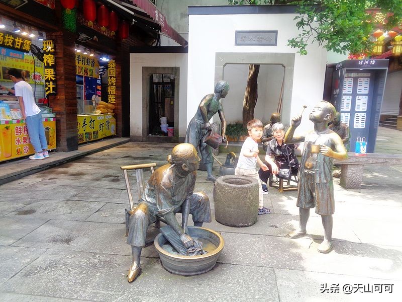 杭州的知名古街南宋御街,来杭州一定要来千年古道南宋御街