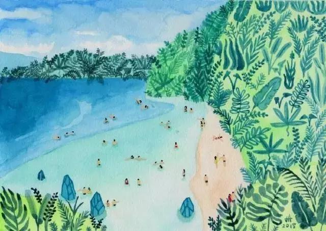 夏天画法步骤,夏天到了怎么画夏天