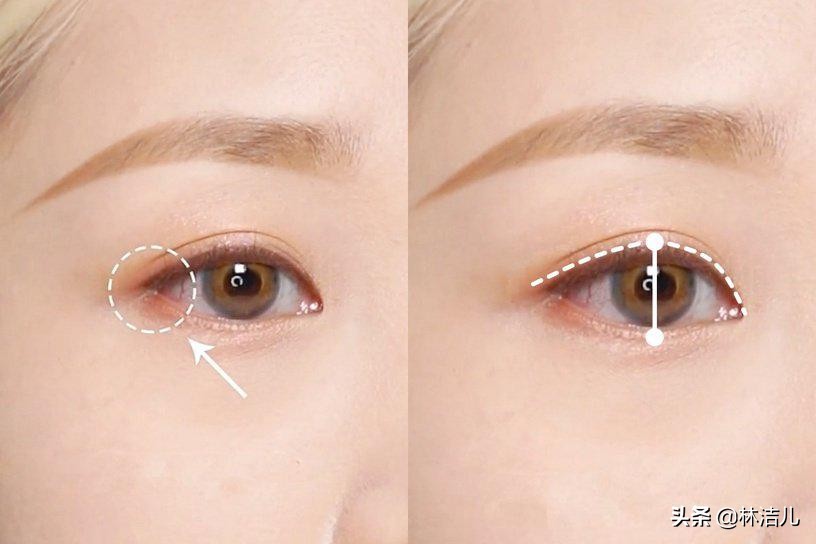 周冬雨最近的妆容教程,周冬雨肿眼泡