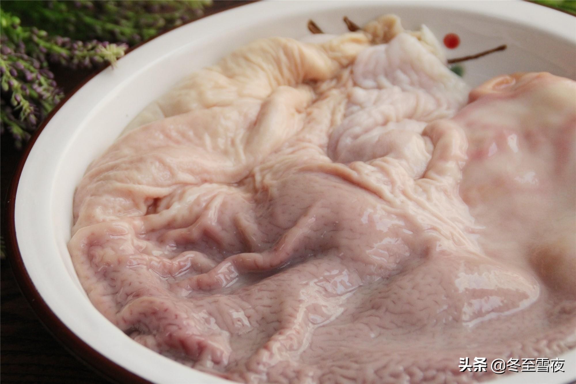 搓洗猪肚用什么洗最干净,洗猪肚的方法放醋吗