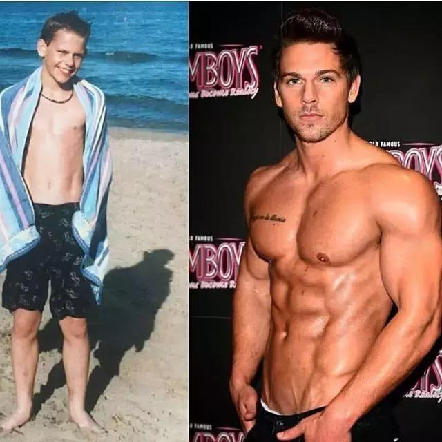 男人有肌肉与没肌肉对比,女人肌肉和男人肌肉区别