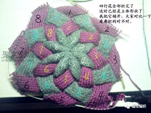 简单的老年人毛线帽子织法教程,钩针圆形镂空帽子花样图解