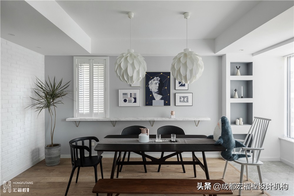 跃层意式极简风背景墙,北欧风电视背景墙小户型