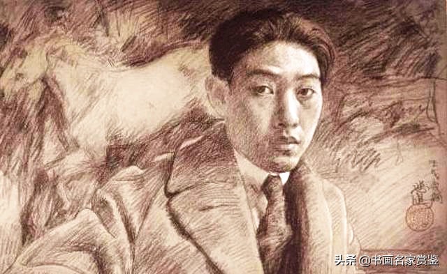 中国画家徐悲鸿图,中国画家徐悲鸿作画