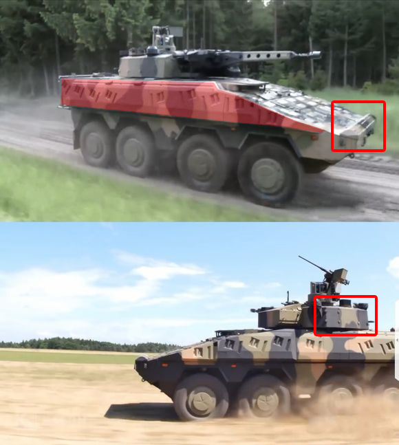 性能强悍的德国拳击手轮式装甲车,德国履带式拳击手装甲车