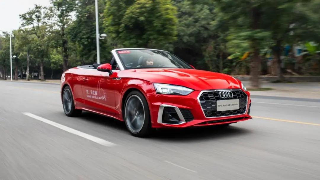 奥迪a5cabriolet敞篷版试驾,奥迪a5sportback