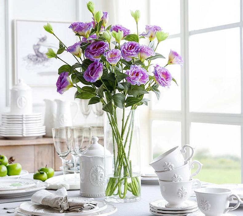 仿真花高级感逼真客厅,优雅气质高贵的仿真花