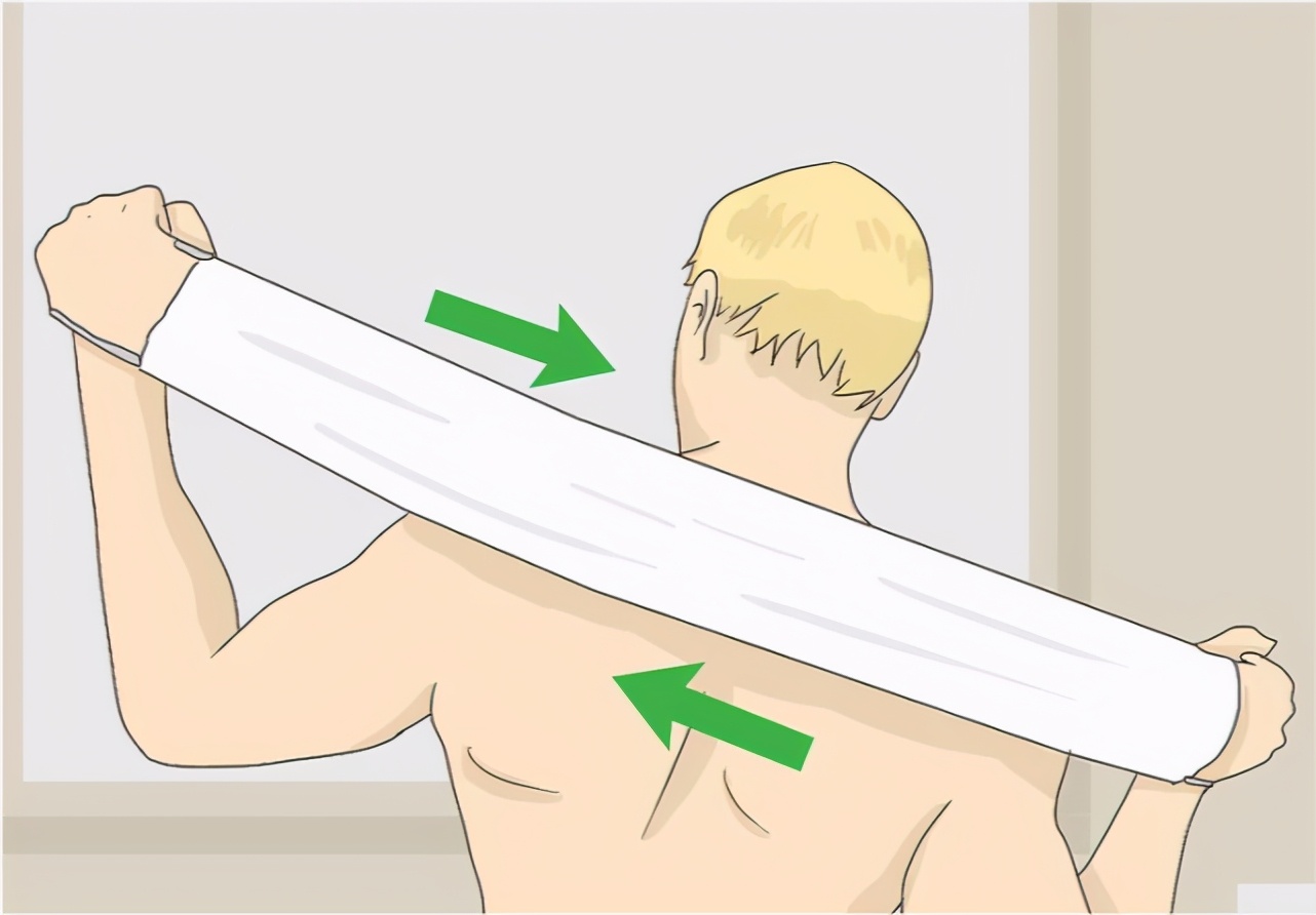 一个人怎么搓背小窍门,一个人搓背姿势