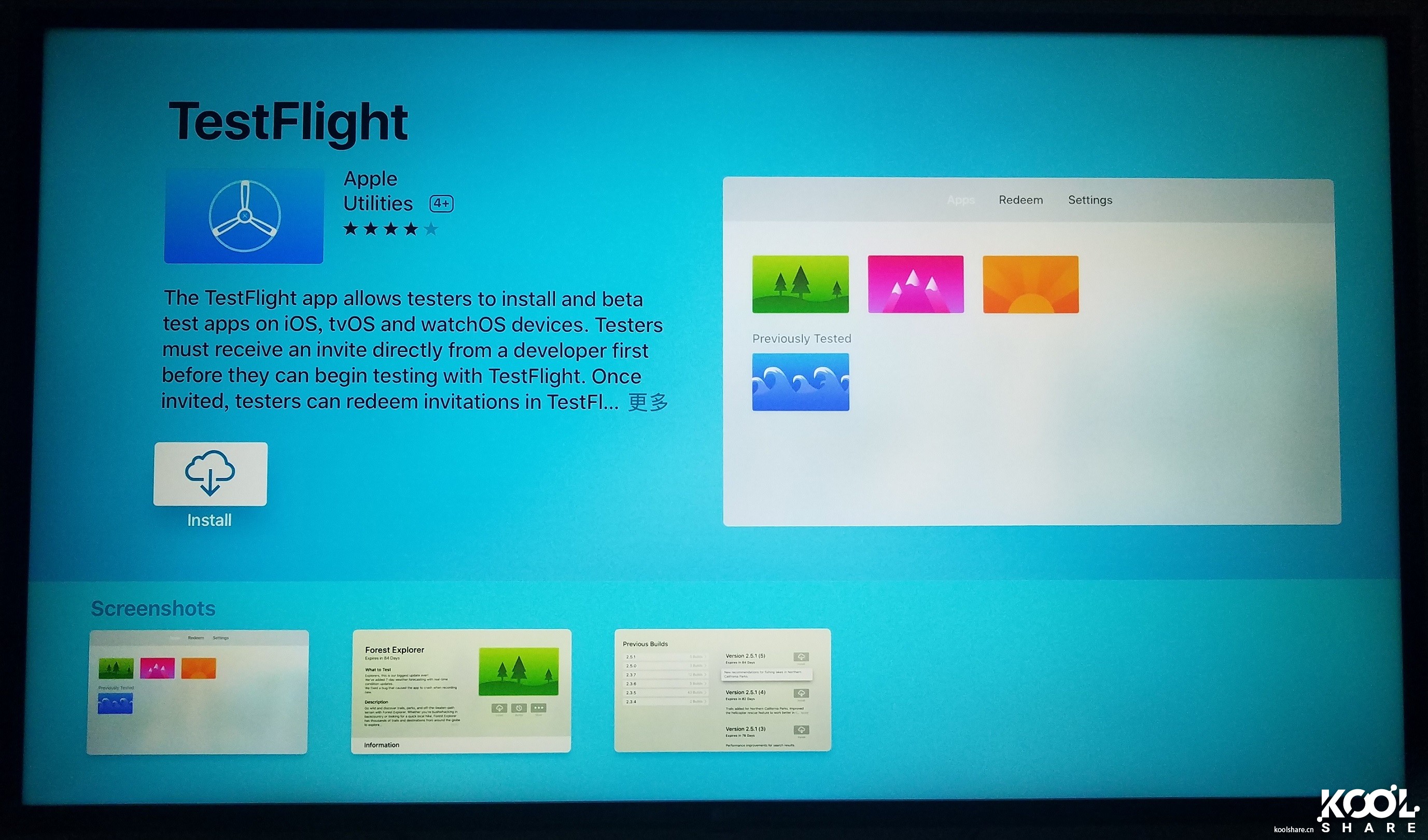 appletv4k开箱设置,appletvinfuse使用教程
