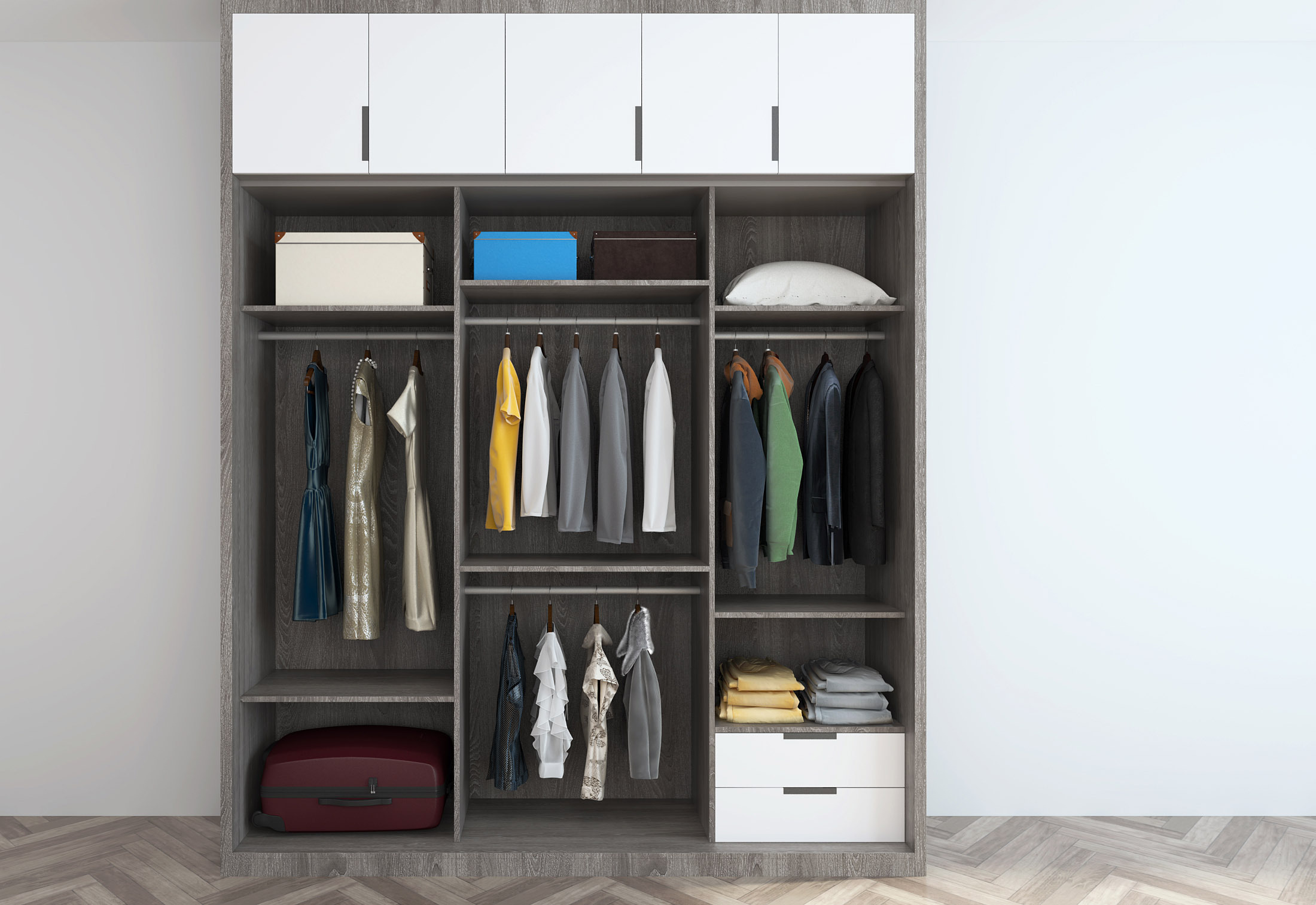 夏秋季节换季衣物收纳,秋冬换季衣物