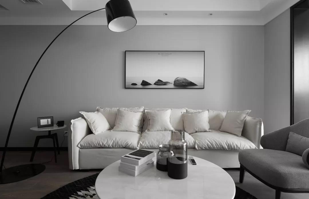 黑白灰风格全屋效果,轻奢全屋黑白灰装修