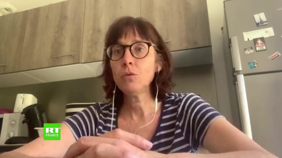 法国医护人员在巴黎举行抗议,法国医护人员在巴黎抗议示威