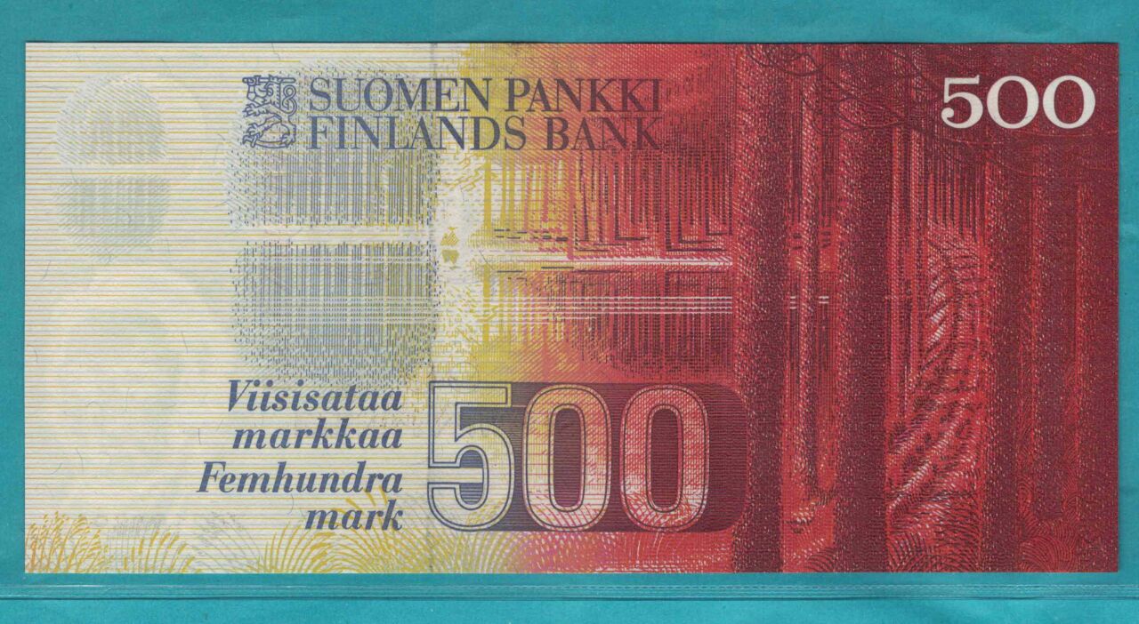 圣诞老人的故乡，芬兰500马克钞票上面缔造北欧民族史诗的大咖