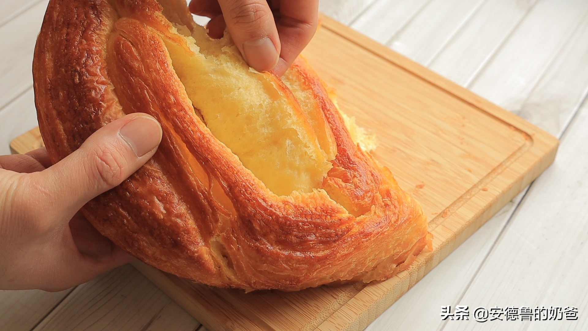 经典丹麦手撕面包西式开酥代表作奶爸教你没有厨师机一样能做得好