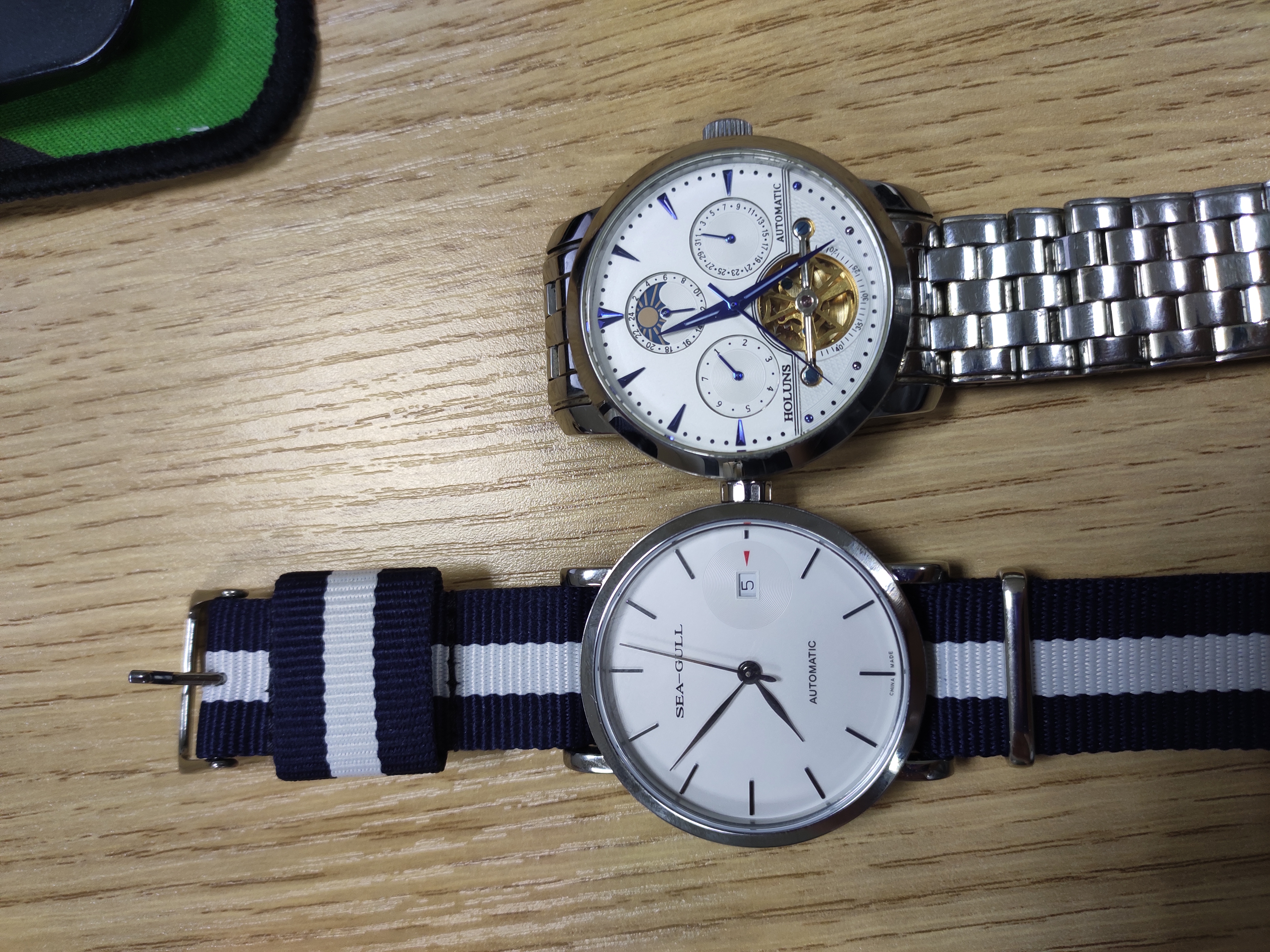 野狼机械表对比海鸥机械表,精工机械表和海鸥机械表哪个好