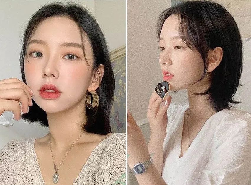 2020最火发型夏天短发女显脸小,几款简单的发型秋冬季最好的选择