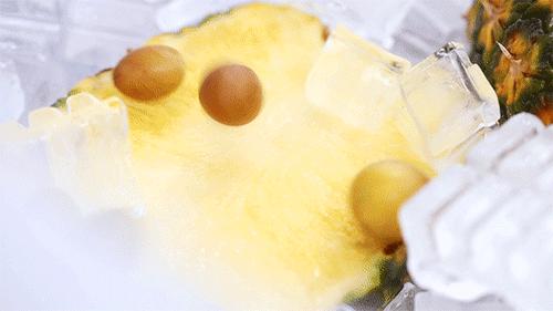 喜茶金菠萝图片,喜茶满杯金菠萝芝芝芒芒冰全糖