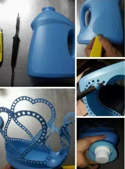 洗衣液瓶改造成花瓶怎么改造,空洗衣液瓶改造成花瓶的教程