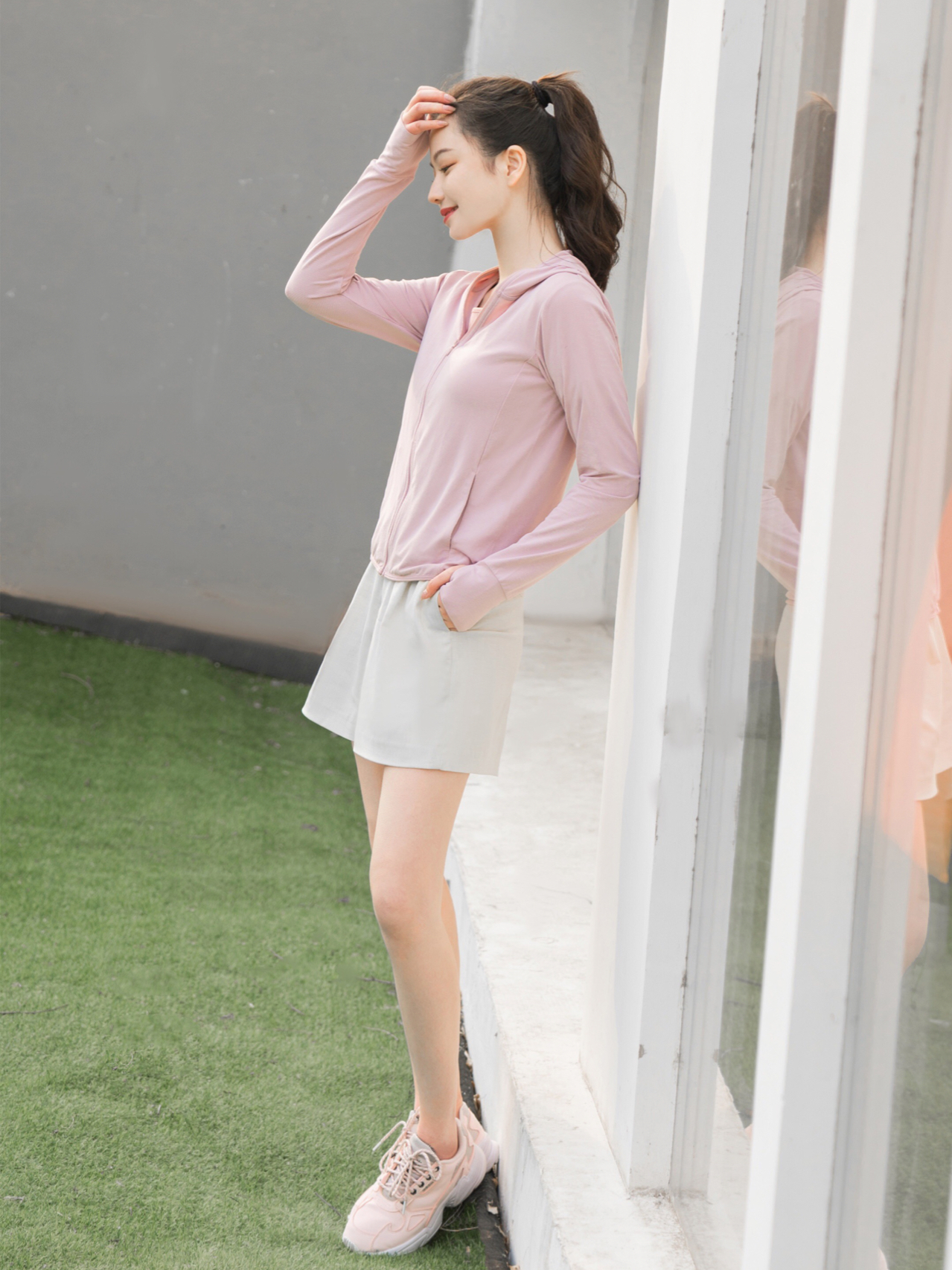 适合春天穿的垂感长腿裤,窄版修饰腿夏季裤子推荐