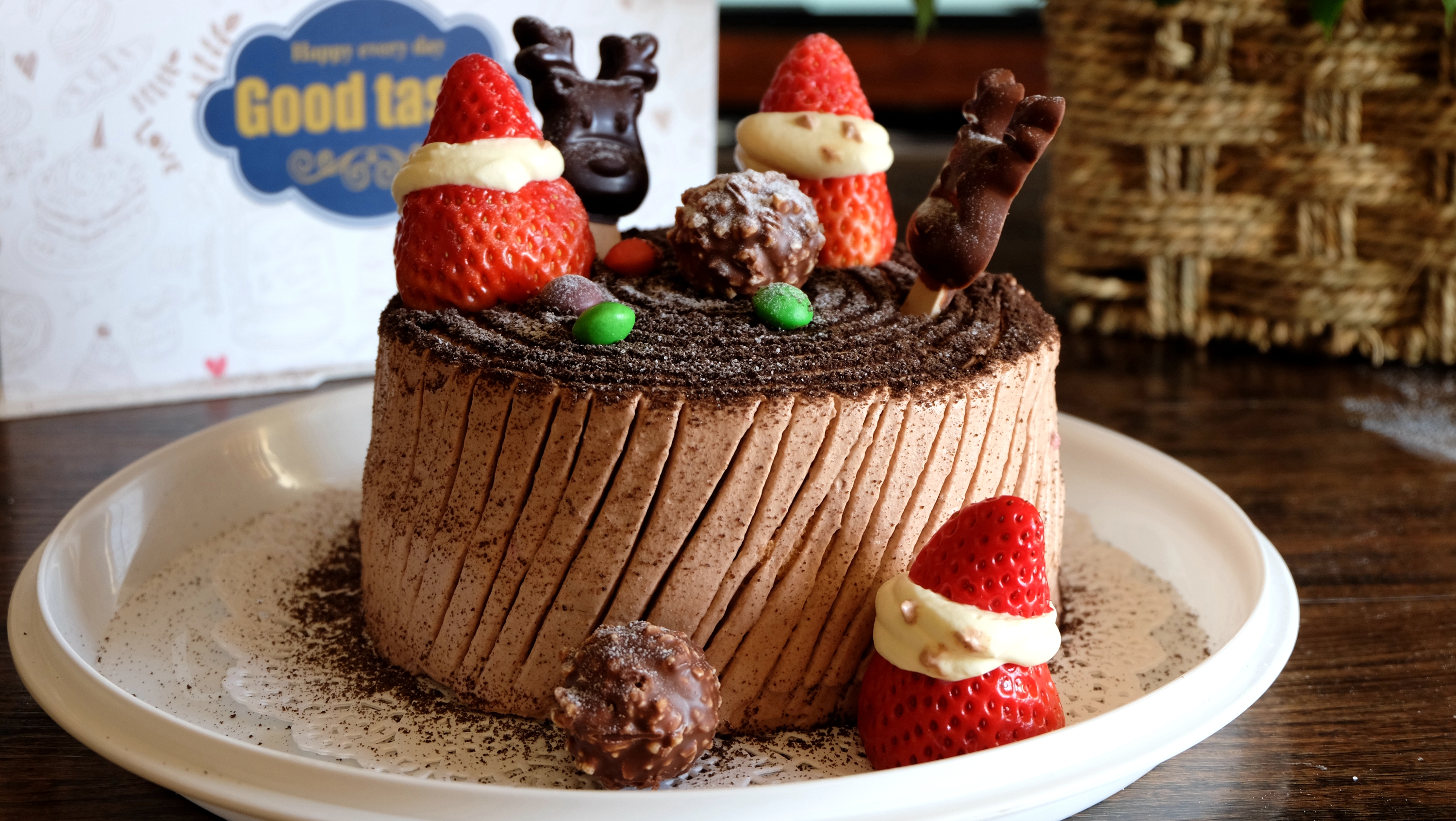 自己在家也能做的圣诞节蛋糕,自制圣诞节蛋糕