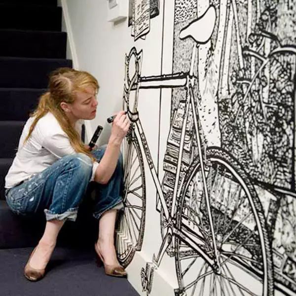 你家的墙贴,墙绘自己的家