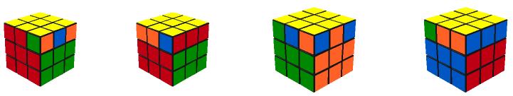 魔方教程图解还原只需八步,三棱魔方一步一步还原图解