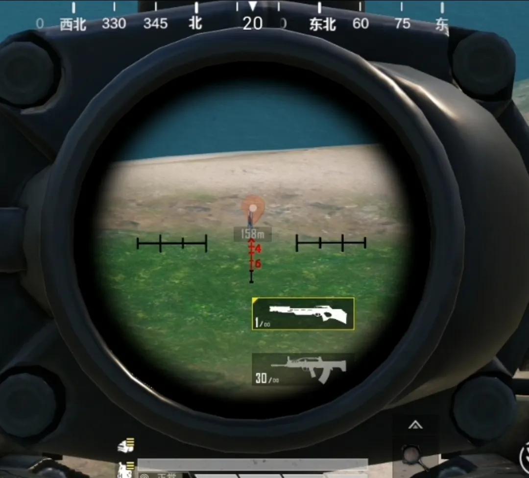《和平精英》十字弩配4倍镜，暗箭难防的最好诠释！